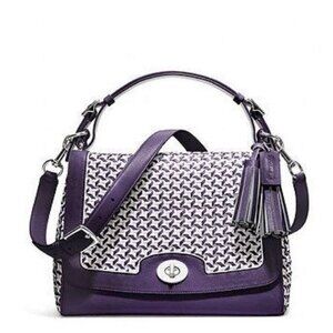 Coach 2013 Legacy Caning Leather Romy Top Handle & Crossbody handbag